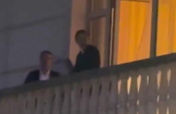 La înălțime » Cum a fost filmat Cristi Chivu în timpul negocierilor cu șefii lui Inter