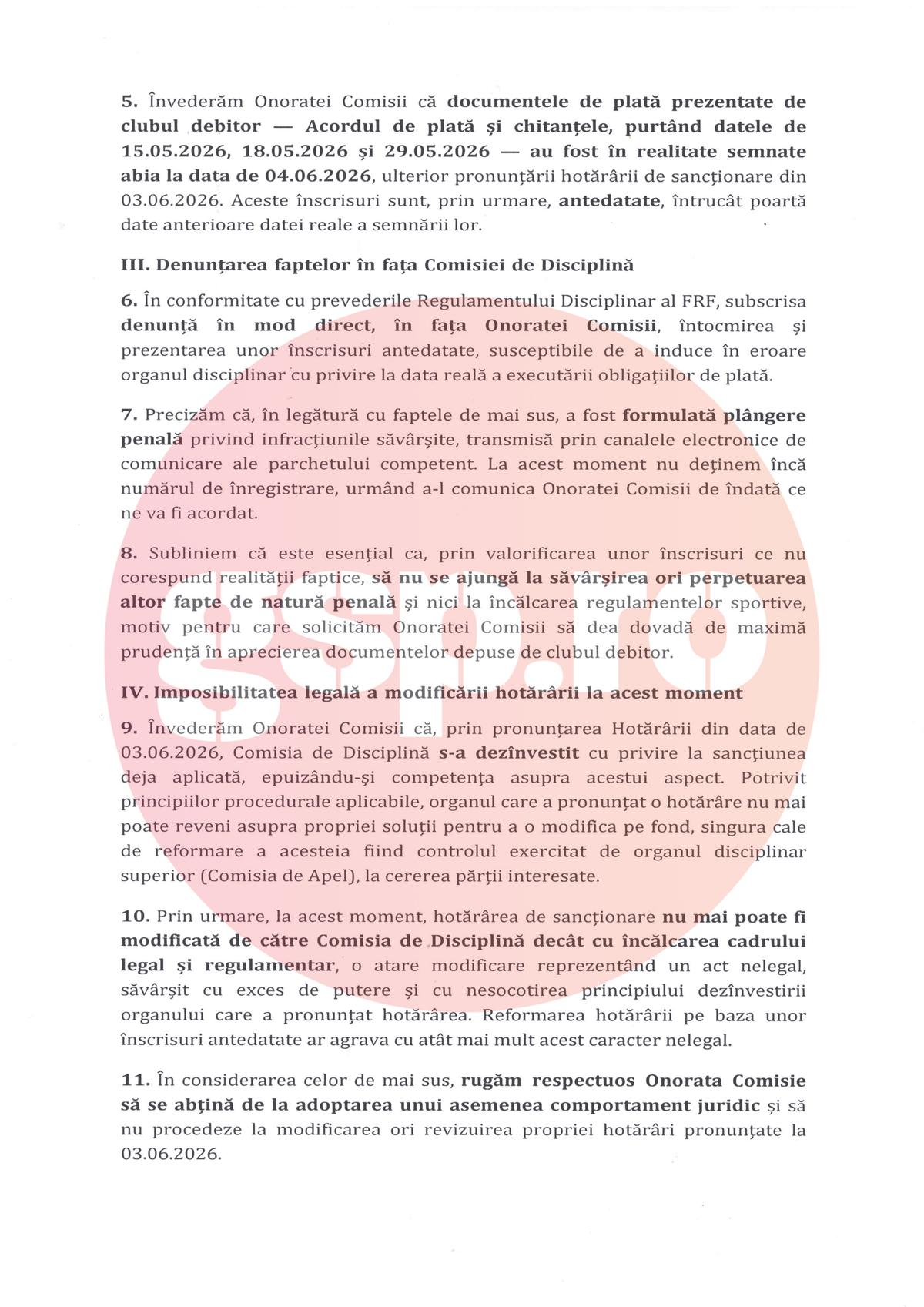 Scandal CSL Ștefăneștii de Jos
