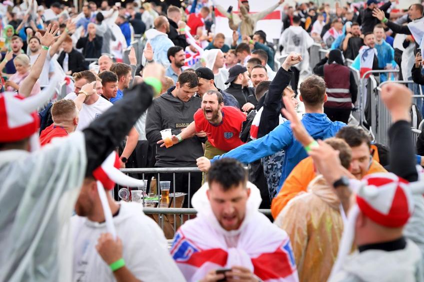 Fanii Angliei au fost la înălțime / foto: Guliver/Getty Images