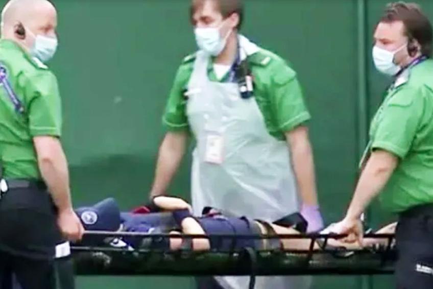 Terenurile de la Wimbledon au mai făcut o victimă / Sursă foto: Channel Nine