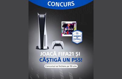 Joacă FIFA 21 pe PS4 și poți câștiga o consolă PlayStation 5