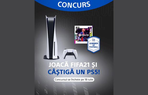 Joacă FIFA 21 pe PS4 și poți câștiga o consolă PlayStation 5