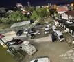 Mașinile se parchează și în parcare, și pe străzile lăturalnice
FOTO GSP