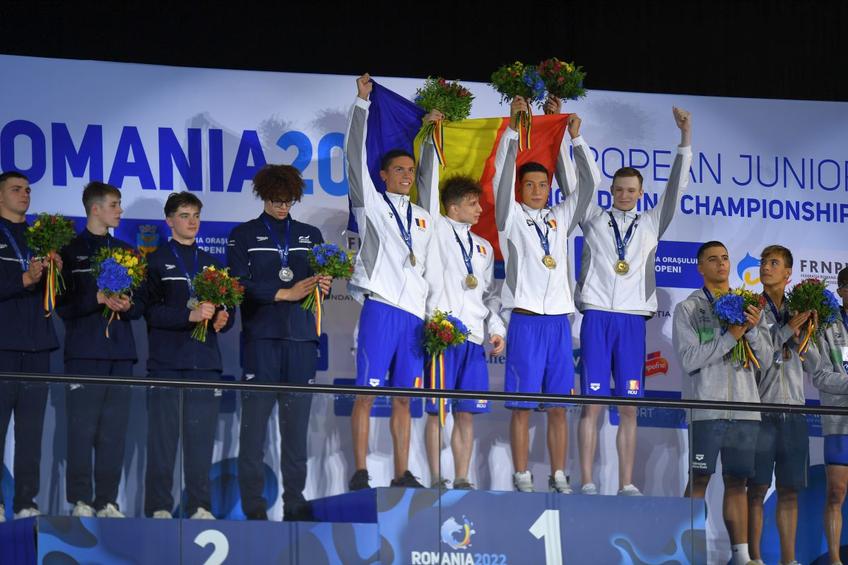 David Popovici, la Campionatele Europene de Juniori de la Otopeni // FOTO: Raed Krishan