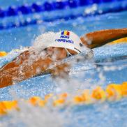 David Popovici, la Campionatele Europene de Juniori de la Otopeni // FOTO: Raed Krishan