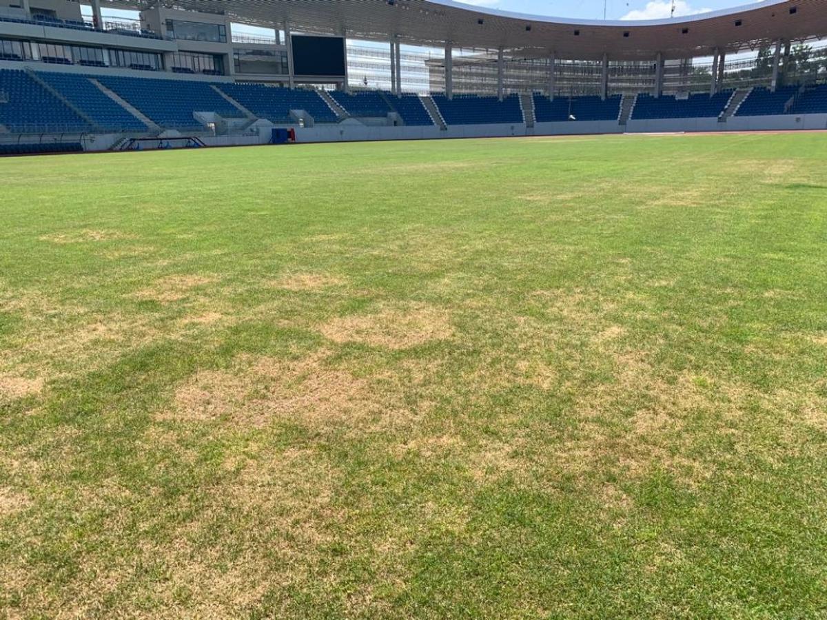 Cum arată gazonul arenei din Târgu-Jiu cu 11 zile înainte de FCU Craiova - FCSB