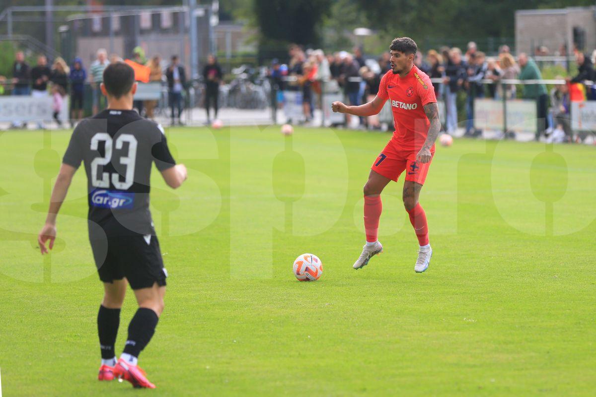 FCSB - PAOK 1-1 » Toți joacă pentru Coman! Florinel a fost din nou MVP pentru FCSB, care a remizat cu PAOK în cel mai tare amical al verii