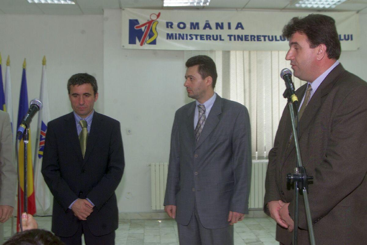 Georgiu Gingăraș - imagini de arhivă cu fostul ministru al sportului din anii 2000