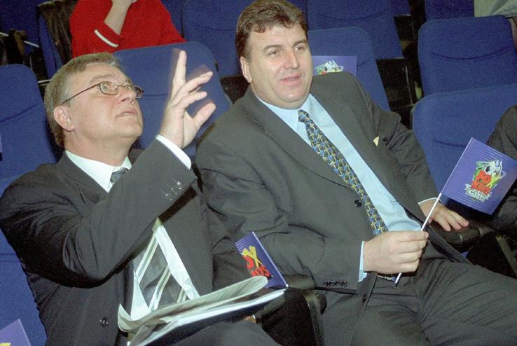 Fotografii de arhivă cu Georgiu Gingăras, în perioada în care era ministrul sportului / Sursă: Gazeta Sporturilor