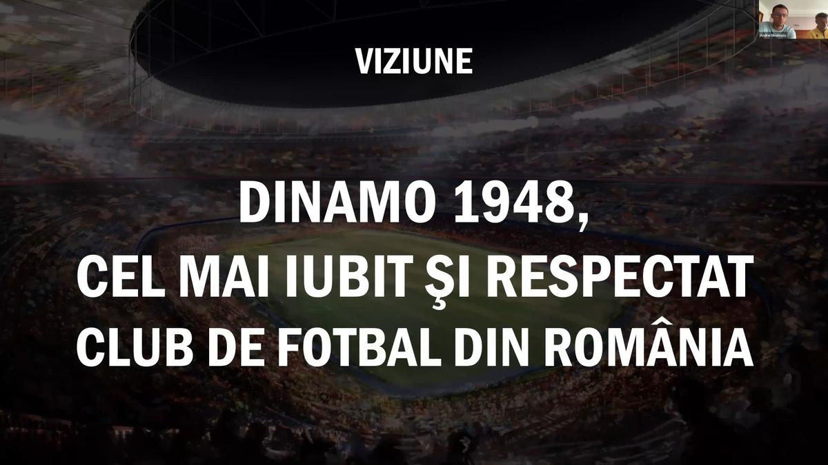 FOTO Dinamo, prezentare webinar Red & White