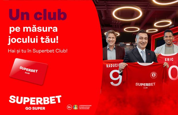 Bucură-te de beneficiile Superbet Club! Un club pe măsura jocului tău