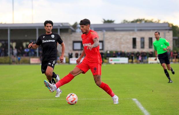 FCSB - PAOK 1-1 » Toți joacă pentru Coman! Florinel a fost din nou MVP pentru FCSB, care a remizat cu PAOK în cel mai tare amical al verii