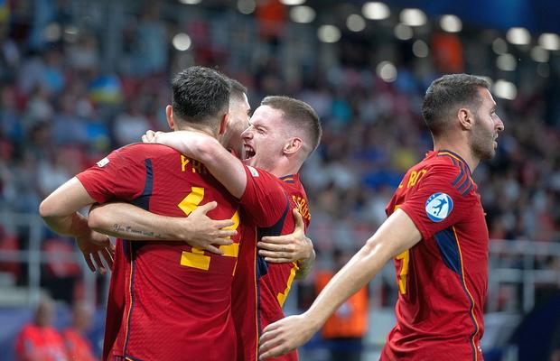 Spania - Ucraina 5-1 » Cu adevărat Furia Roja! Ghencea a văzut pe viu cel mai spectaculos meci al Europeanului