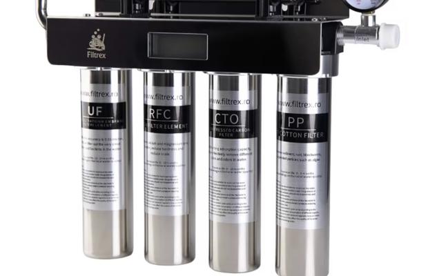 Filtru de apă Filtrex H501, Inox, 5 stagii de filtrare, 0.01 microni