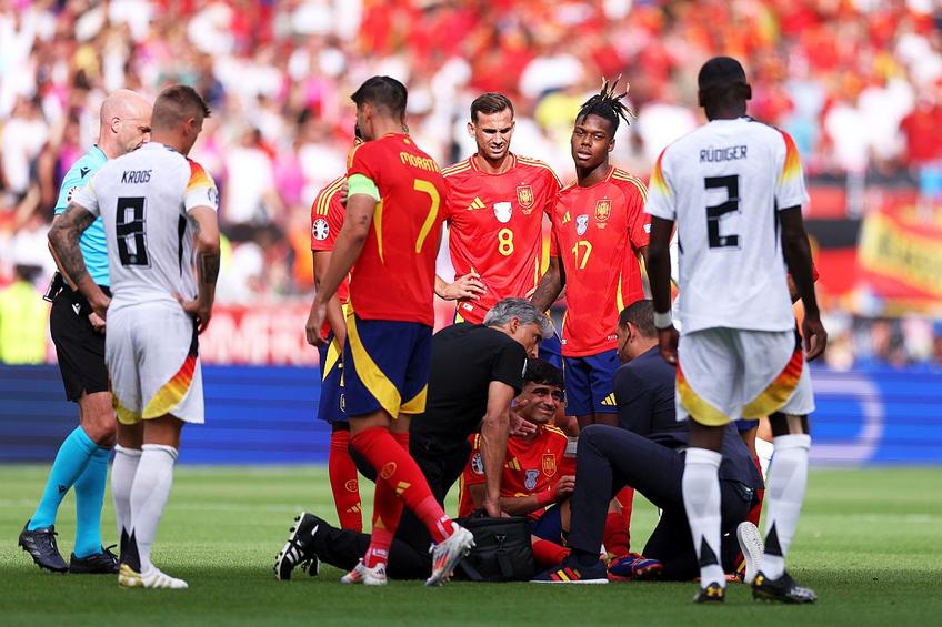 Pedri a ieșit accidentat după doar câteva minute de joc // foto: Guliver/gettyimages