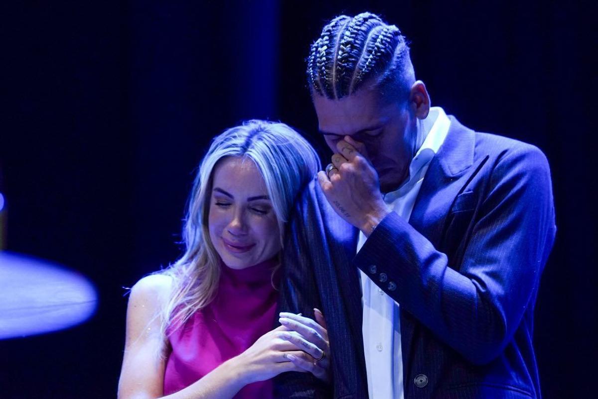Roberto Firmino la ceremonia în care a devenit pastor protestant
