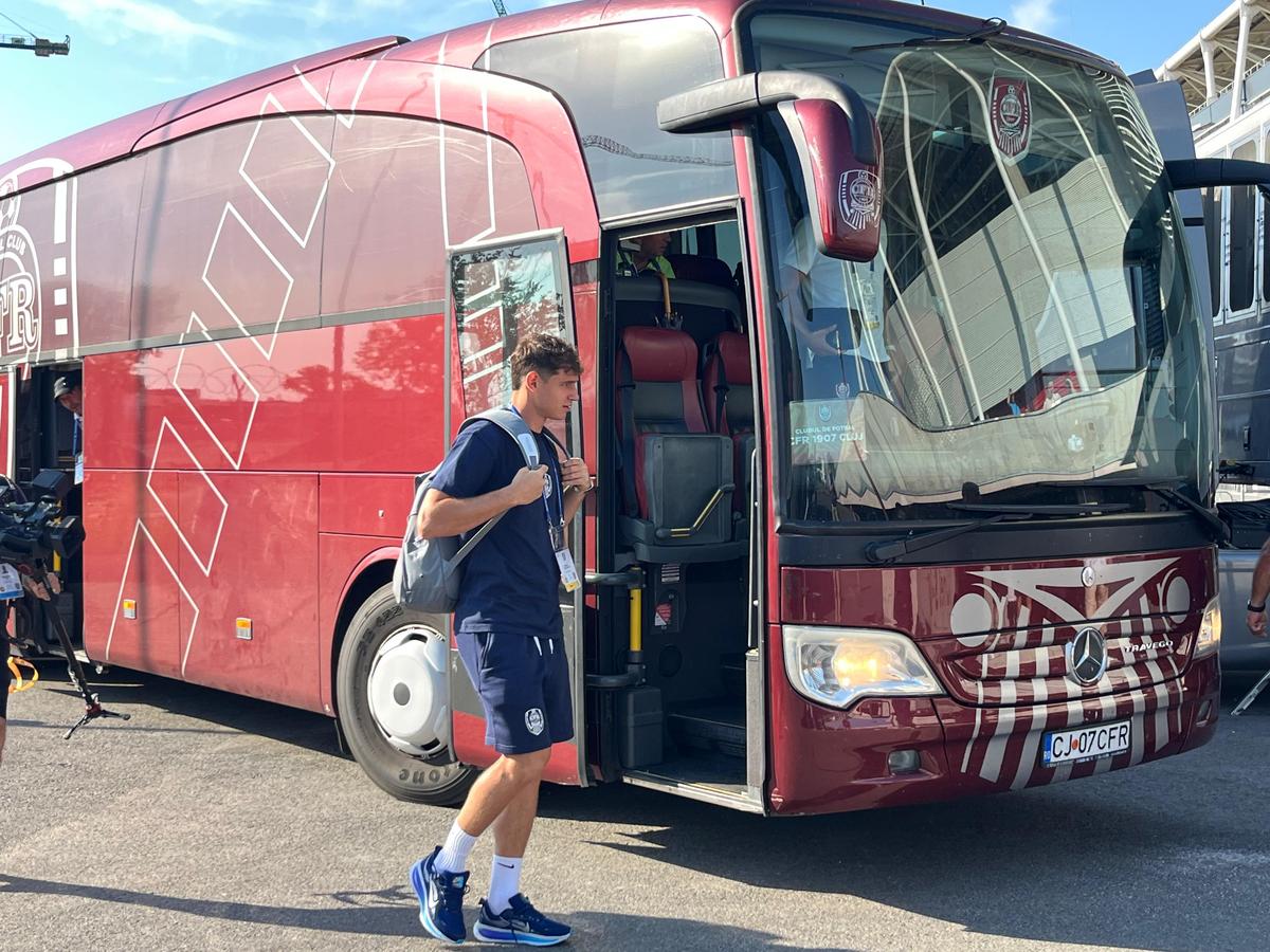 CFR Cluj a ajuns în Ghencea pentru Supercupa