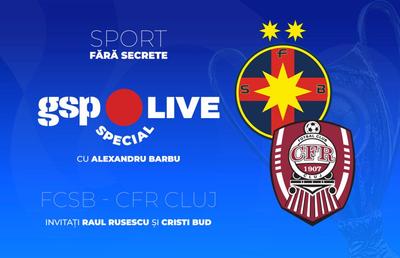 Deschidem sezonul cu Supercupa României! Am analizat FCSB - CFR Cluj cu Alex Barbu, Raul Rusescu și Cristi Bud, la GSP Live Special