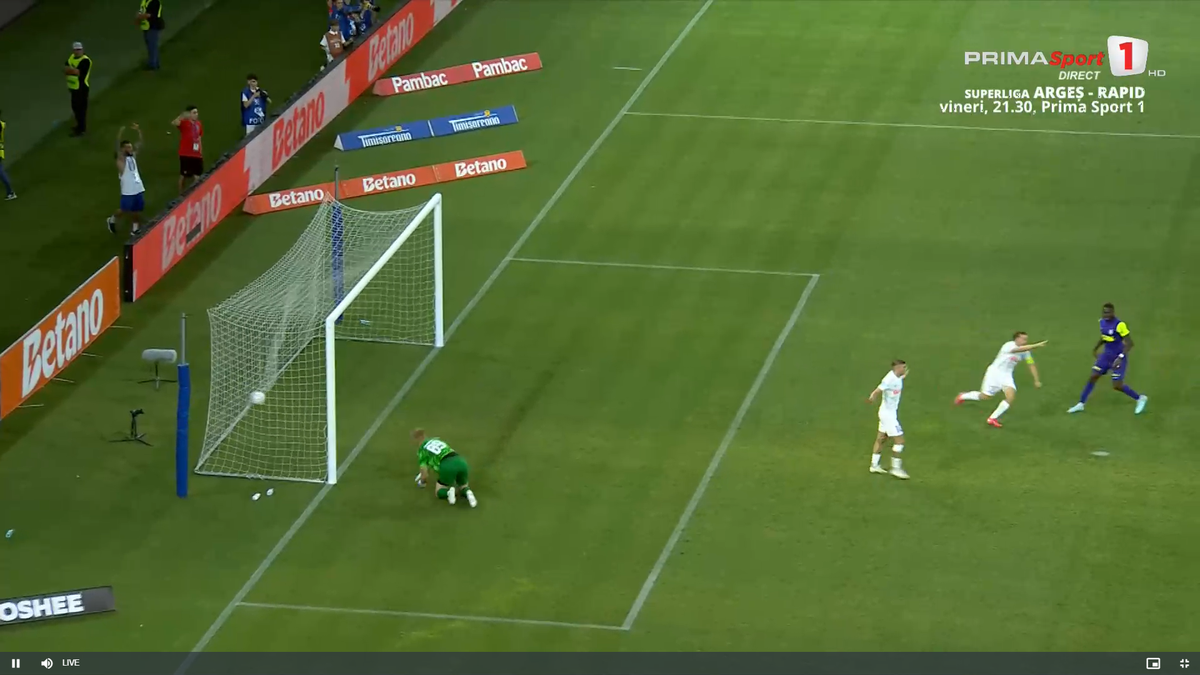 Politic a marcat un eurogol la debutul pentru FCSB, dar CFR Cluj a cerut ofsaid! Fază controversată în Supercupă