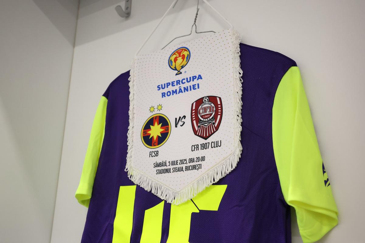 Așa arată echipamentele în care evoluează FCSB și CFR Cluj în Supercupă