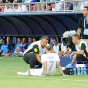 Denis Alibec s-a accidentat în Supercupa României/ foto: Andrei Furnigă (GSP)