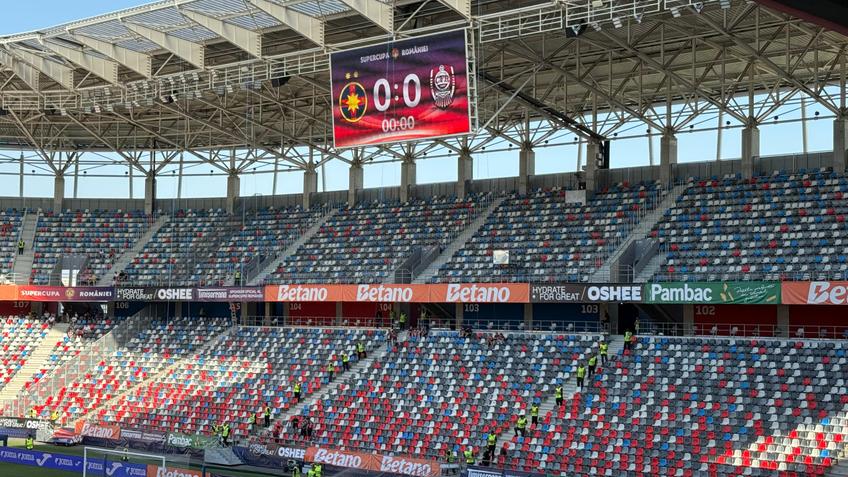 FCSB - CFR Cluj, derby pentru primul trofeu al sezonului » Trimișii GSP transmit tot ce mișcă în Ghencea