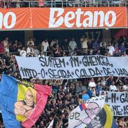 Mesajul apărut în peluza FCSB-ului la meciul cu CFR Cluj din Supercupa României