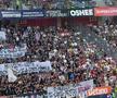 Mesajul apărut în peluza FCSB-ului la meciul cu CFR Cluj din Supercupa României