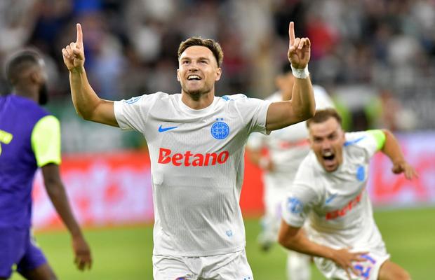 MVP în Supercupă, Politic a „înțepat-o” pe Dinamo: „Cea mai frumoasă seară! Sunt mai profesionist aici”