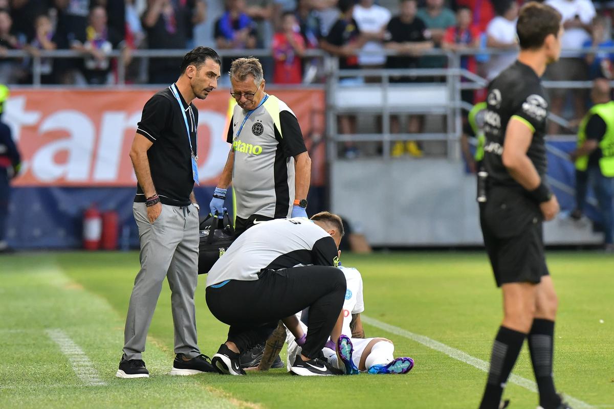 „Singura soluție este operația” » OUT cel puțin 3 luni de la FCSB! Diagnostic crunt pentru campionul României