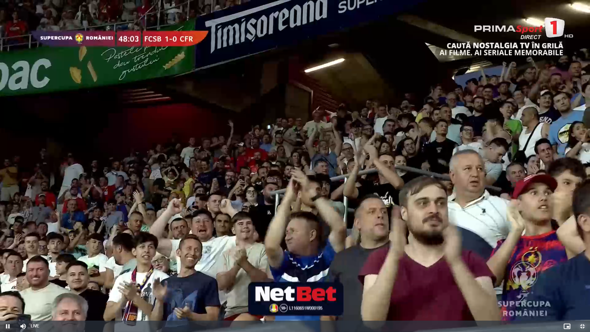 Politic a marcat un eurogol la debutul pentru FCSB, dar CFR Cluj a cerut ofsaid! Fază controversată în Supercupă