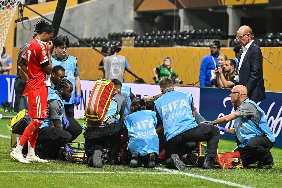 Jamal Musiala, accidentare HORROR în sferturile Campionatului Mondial al Cluburilor