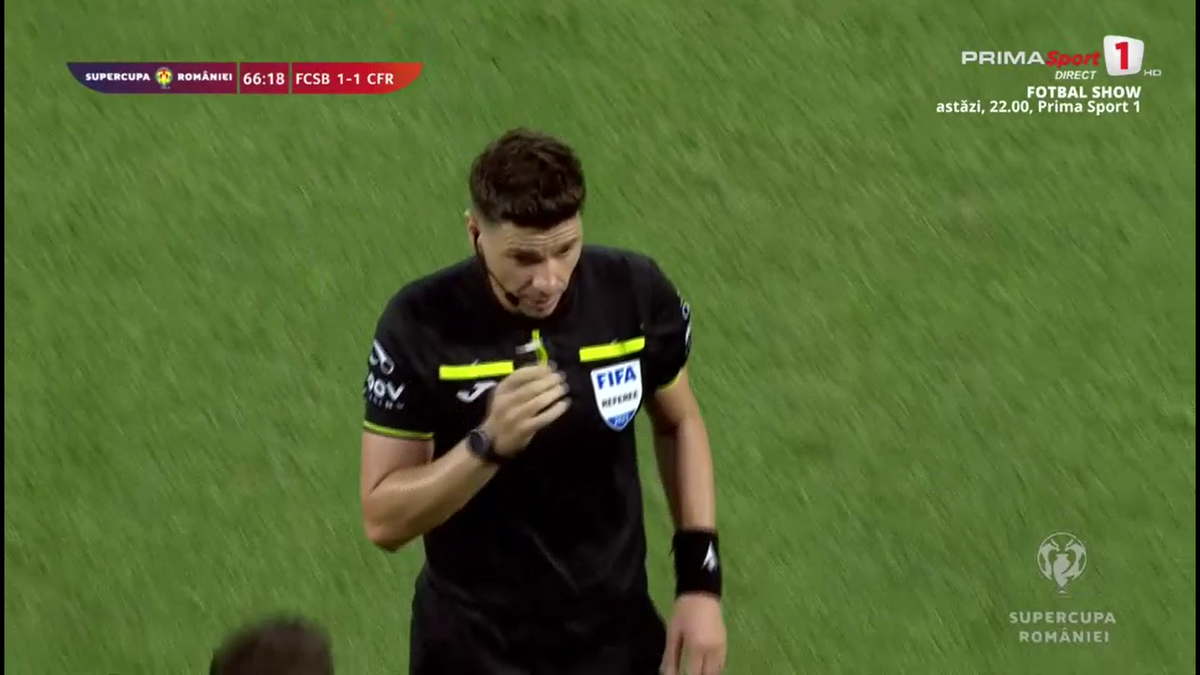 Fază controversată în FCSB - CFR Cluj, la golul clujenilor