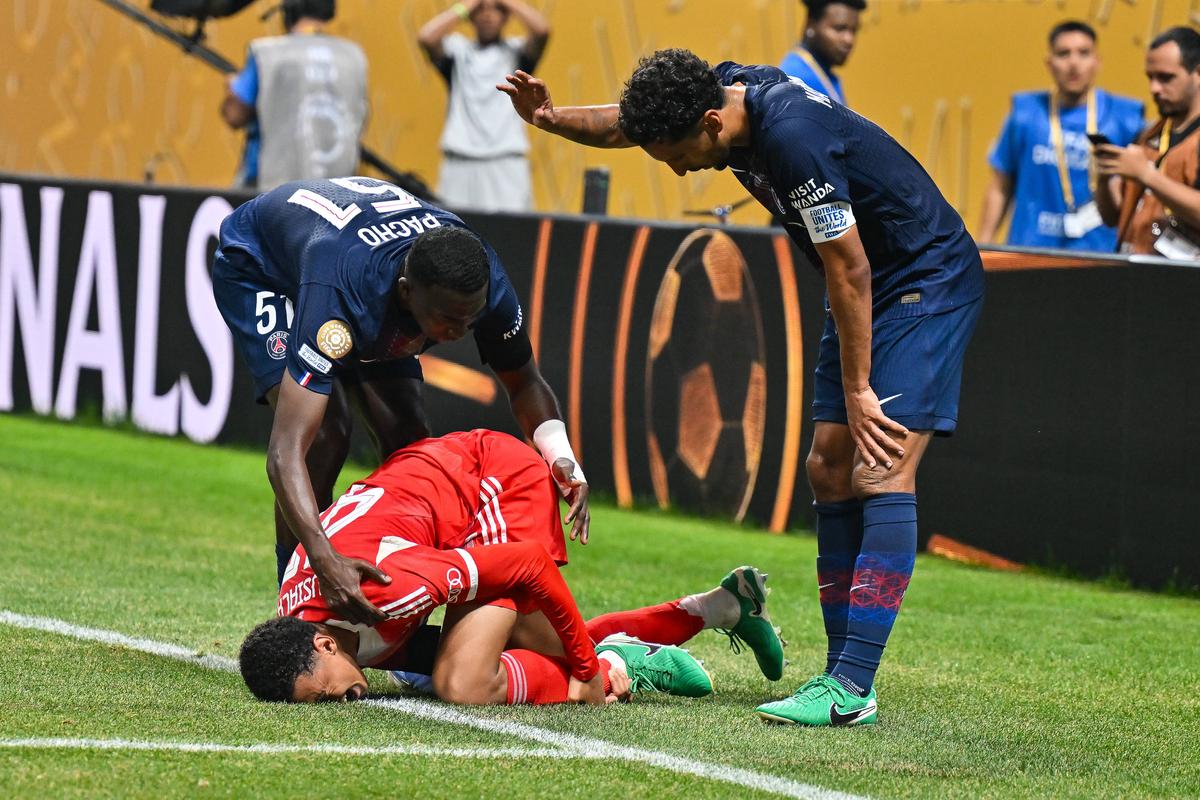 Jamal Musiala, accidentare HORROR în sferturile Campionatului Mondial al Cluburilor