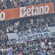 Mesajul apărut în peluza FCSB-ului la meciul cu CFR Cluj din Supercupa României