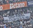 Mesajul apărut în peluza FCSB-ului la meciul cu CFR Cluj din Supercupa României