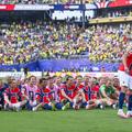 Imagini de la finalul meciului Brazilia - Norvegia, cu Neymar și Haaland / FOTO: Imago
