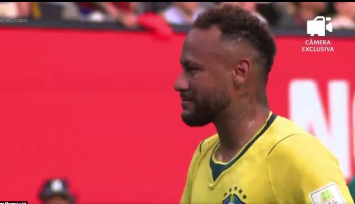 Imagini de la finalul meciului Brazilia - Norvegia, cu Neymar și Haaland
