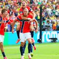 Erling Haaland, dublă în fața Braziliei / FOTO: Imago