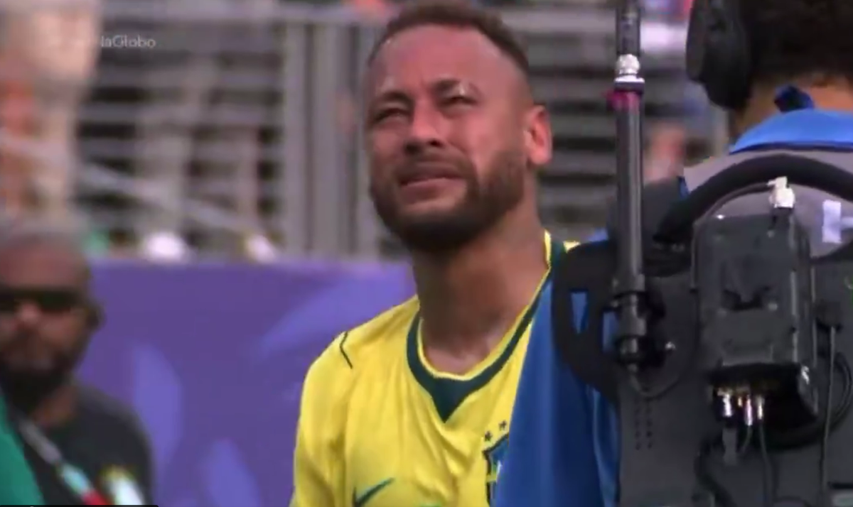 Imagini de la finalul meciului Brazilia - Norvegia, cu Neymar și Haaland