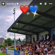 FCSB, susținută în număr mare la amicalul cu Royale Union // Capturi foto: Instagram @FCSB