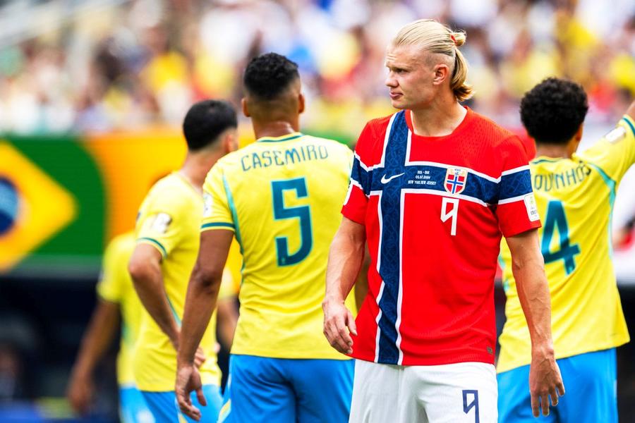 Haaland, în Norvegia - Brazilia / FOTO: Imago De ce are Norvegia o Generație de Aur, chiar și fără Erling Haaland? Au introdus ceva fundamental în sistemul de antrenament