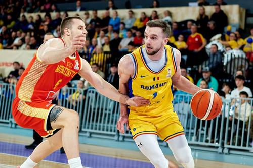 Muntenegru – România, în preliminariile Campionatului Mondial/Foto: fiba.basketball
