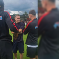 Darius Olaru s-a revăzut cu foștii coechipieri de la FCSB