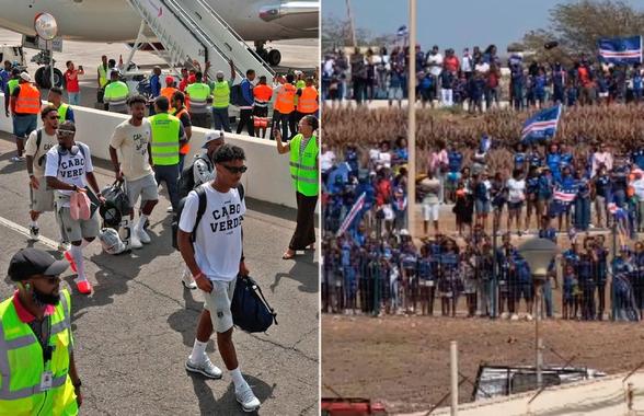 După Mondialul istoric, naționala din Capul Verde a beneficiat de o primire spectaculoasă pe aeroport