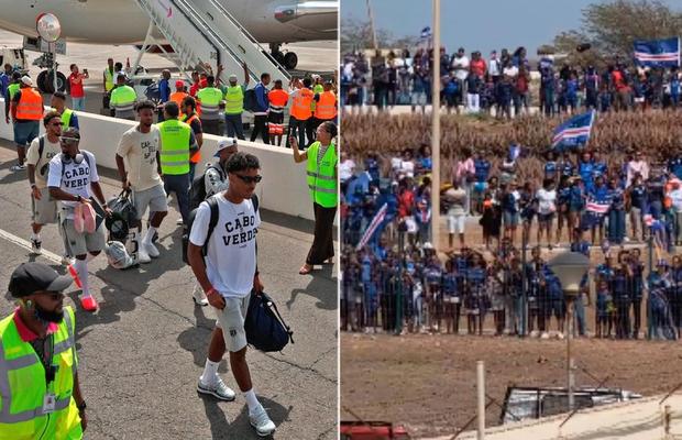 După Mondialul istoric, naționala din Capul Verde a beneficiat de o primire spectaculoasă pe aeroport