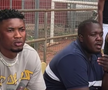 Kennedy Boateng urmărește meciul amical de pe bancă, la Nania Park. Foto: Instagram