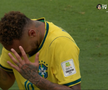 Imagini de la finalul meciului Brazilia - Norvegia, cu Neymar și Haaland