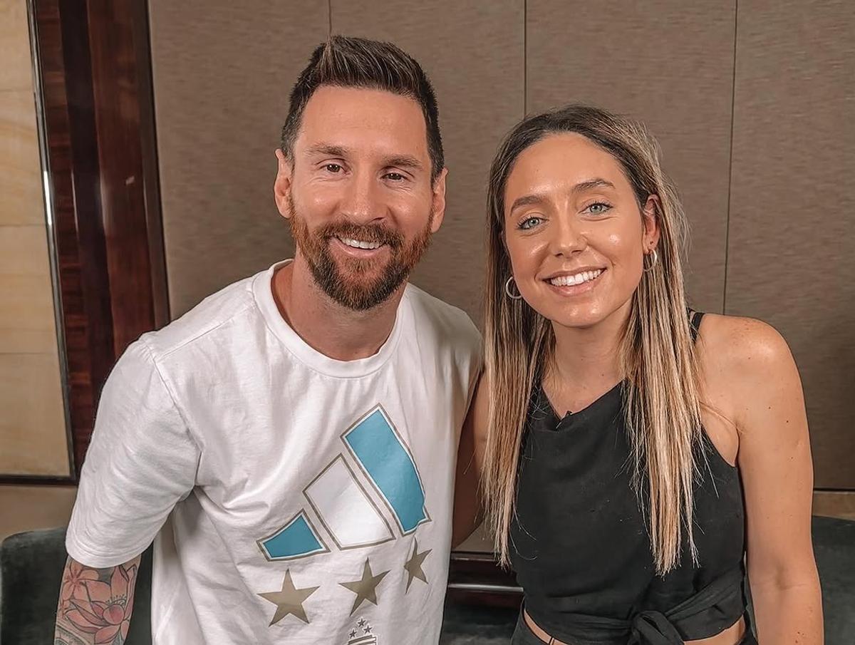 Sofia Martinez, reporterul favorit al lui Lionel Messi