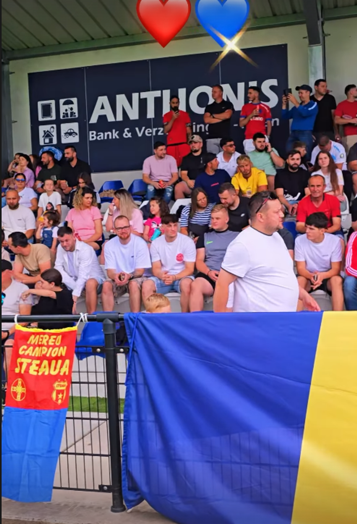 Imagini tari: fanii celor de la FCSB au dat năvală la amicalul din Belgia » „București, Steaua București!” + Moment special pentru Darius Olaru